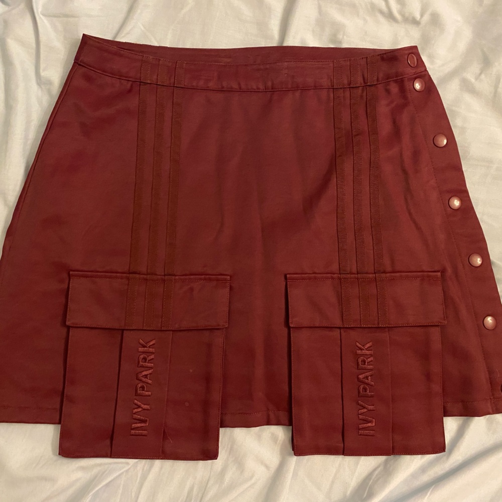 IVY PARK Drop 1 Maroon Skirt
